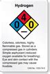 Horizontal NFPA Liquified Hydrogen Label SKU LB 1592 137