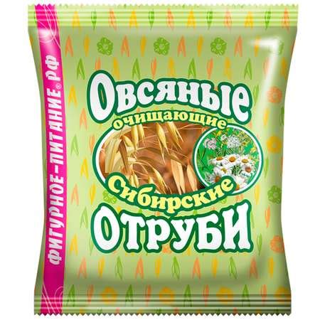 Отруби Сибирская клетчатка овсяные очищающие 200г купить по цене 9 ₽ в ...