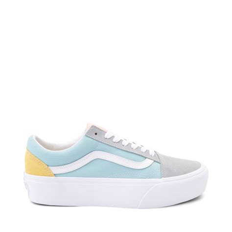 Vans Old Skool Platform Skate Shoe Pastel Color Block Journeys