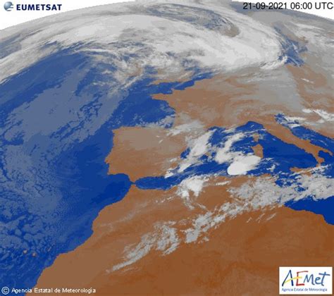 Aemet On Twitter Im Genes Meteosat Canal Ir De Las Ltimas H