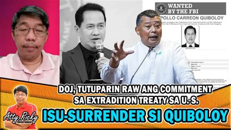 Isu Surrender Si Quiboloy Youtube