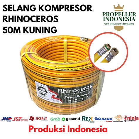 Jual Selang Paket Kompresor Kuning Rhinoceros M Hose Selang Kompresor