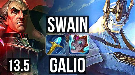 SWAIN Vs GALIO MID Quadra 15 1 6 3 2M Mastery 1200 Games