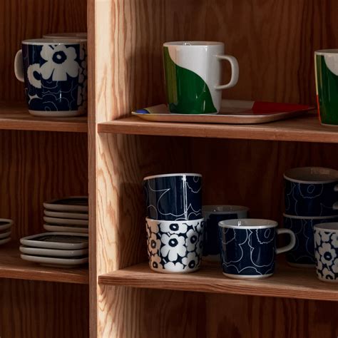 Marimekko Oiva Pikkuinen Unikko Mug With Handle Connox