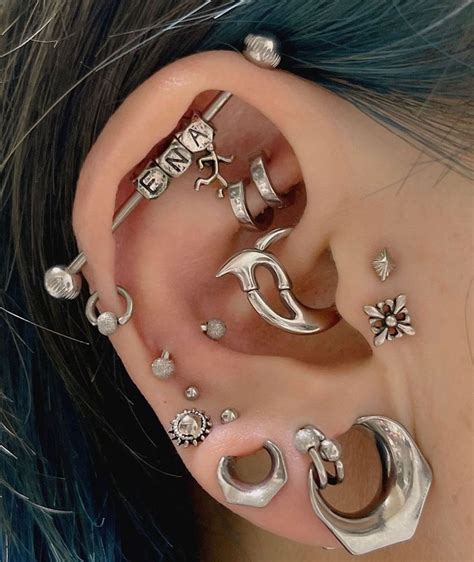 Different Types Of Piercings Types Of Ear Piercings Pretty Ear