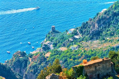 Premium Photo Scenery At Path Of Gods Of Agerola Amalfi Coast Italy