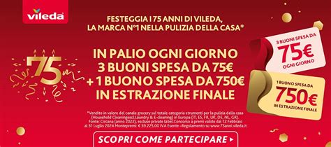 DESPAR EUROSPAR INTERSPAR Centro Sud FESTEGGIA I 75 ANNI DI VILEDA