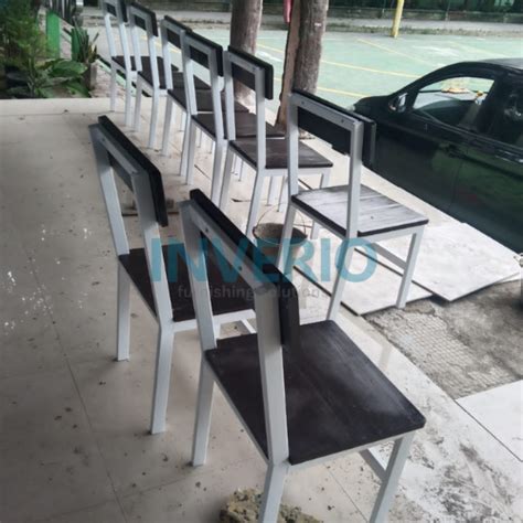 Meja Sekolah Custom Rangka Besi Inverio Furniture