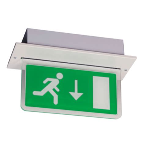 Allied Recessed Emergency Exit Sign Bl Allied Lighting