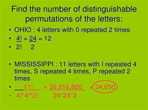 Ppt The Fundamental Counting Principle And Permutations Powerpoint