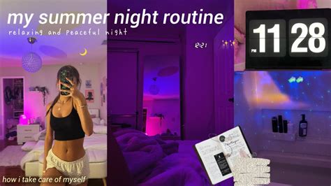 My Summer Night Routine Productive Chill Self Care Youtube