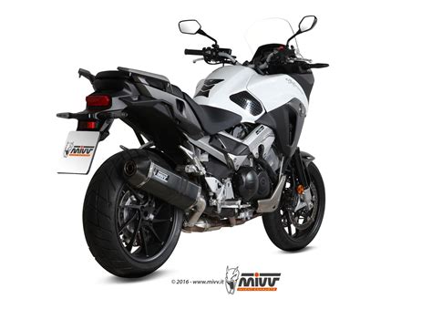 Escape Homologado Mivv SPEED EDGE En Acero Negro Para HONDA CROSSRUNNER