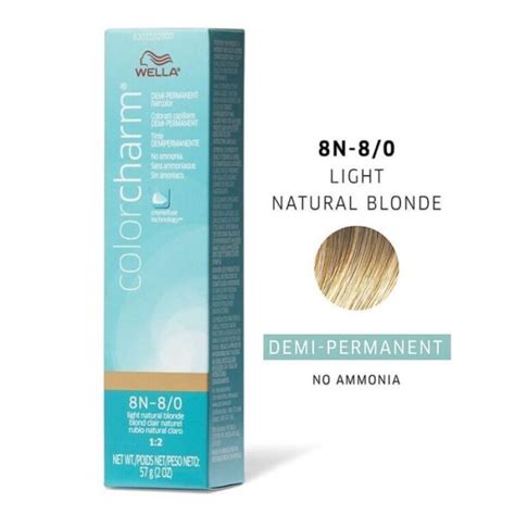 Wella Color Charm N Light Natural Blonde Demi Permanent Haircolor