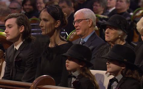 Réne Angélil's Funeral: A Heartbroken Céline Dion and Réne-Charles ...