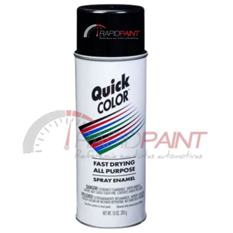 Rapid Paint SPRAY PRETO FOSCO COLORQUICK RUST OLEUM TUBO