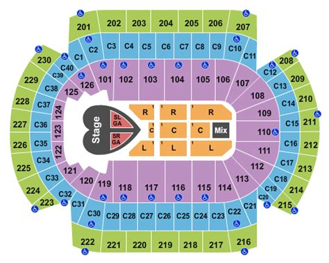 Pink Tickets Seating Chart Xcel Energy Center Pink