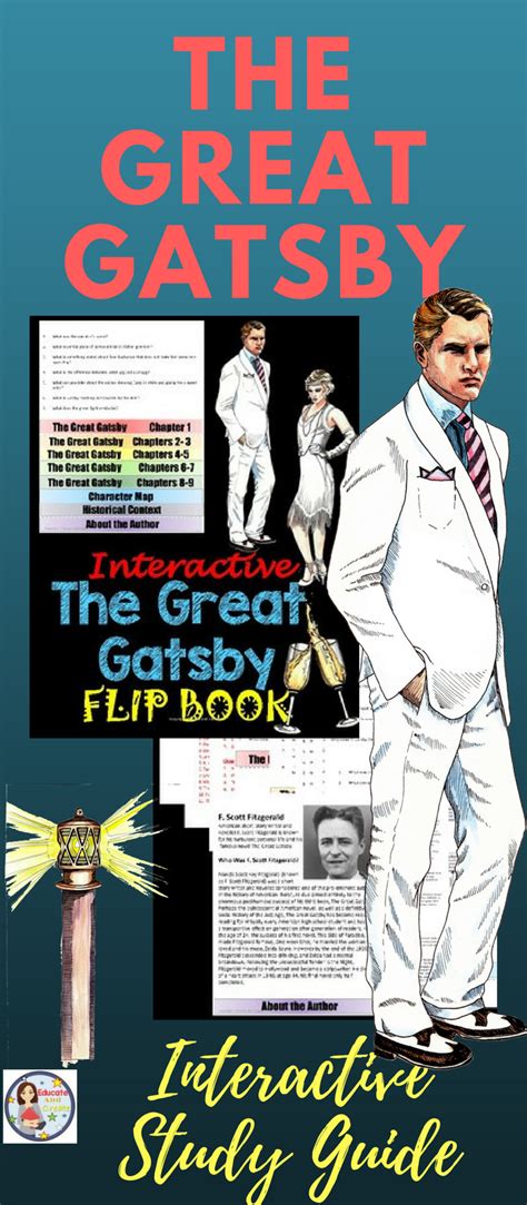 Pin By Educate And Create On The Great Gatsby Study Guide Guided