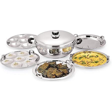 Pristine Stainless Steel Try Ply Induction Base Multi Purpose Kadai