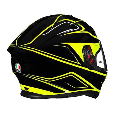 Casque moto intégral AGV K 5 S Magnitude Noir Jaune Fluo Vente en Ligne