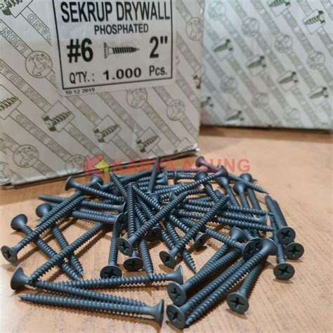 Jual Box Skrup Gypsum X Cm Sekrup Gipsum Hitam Drywall