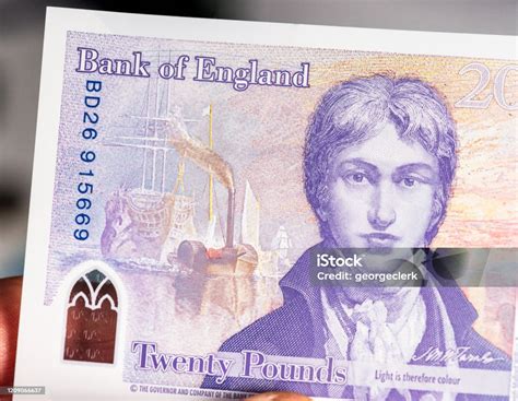 Uk Twenty Pound Note Featuring The Artist Jmw Turner Stock Photo ...