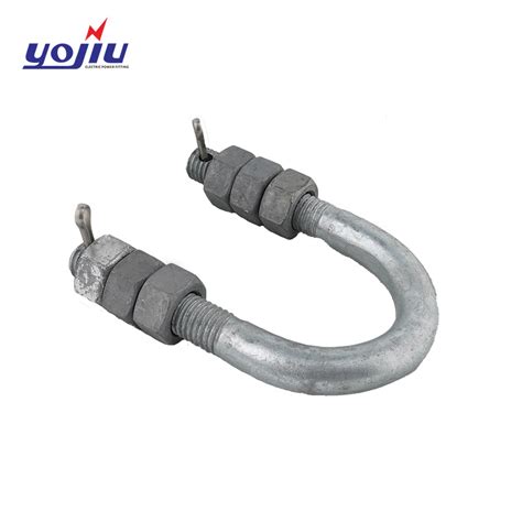 Electric Line Fitting Hot Dip Galvanized Steel U Bolt With Nut China