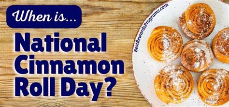 National Cinnamon Roll Day Specials Best Rewards Programs