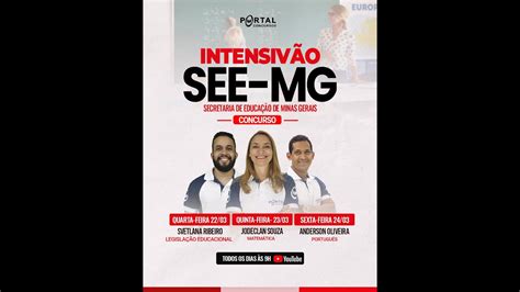 Concurso See Mg Intensiv O Aula De Legisla O Educacional Youtube