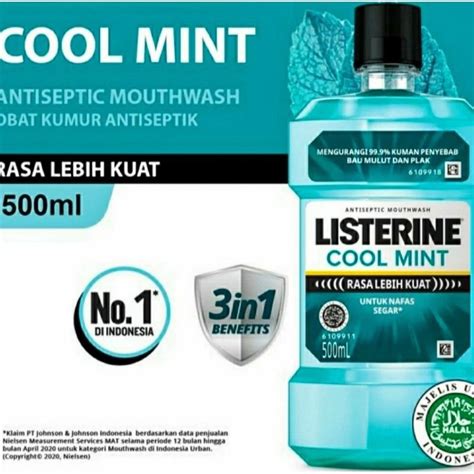 Jual Listerine Cool Mint Mouthwash Ml Obat Kumur Exp Shopee