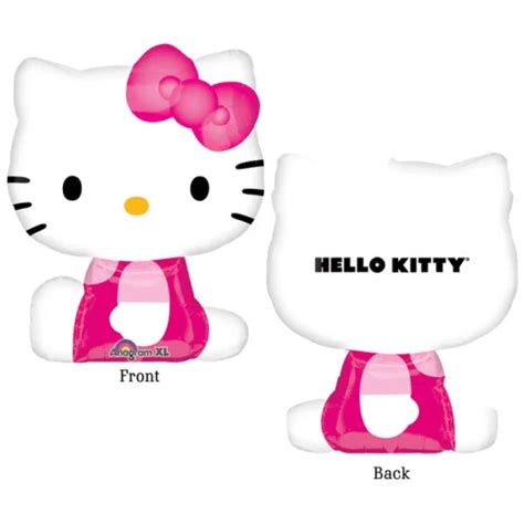 27 Inch Hello Kitty Shape Side Pose Supershape™ Xl® Winner Party