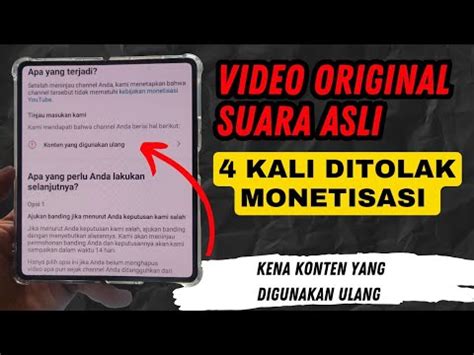 Youtuber Pemula Gagal Monet Akibat Konten Berulang Dan Konten Yang