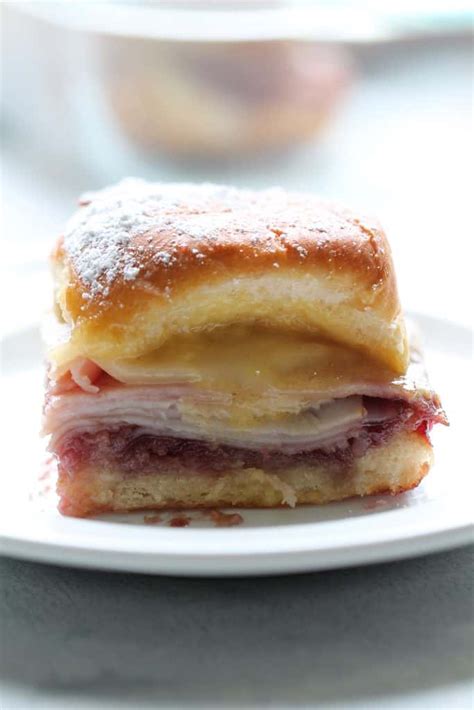 Monte Cristo Slider Sandwiches Six Sisters Stuff