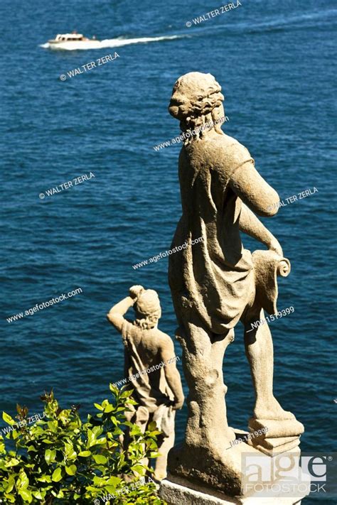 Garden Of Isola Bella Lake Maggiore Italy Stock Photo Picture And