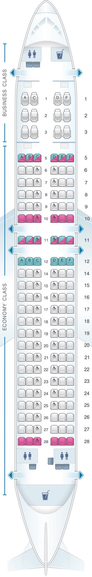 Seat Map SriLankan Airlines Airbus A320 Config 3 SeatMaestro