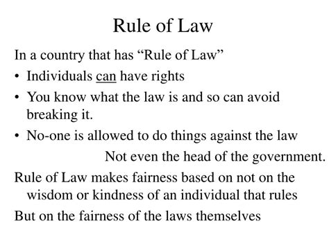 Ppt Rule Of Law Powerpoint Presentation Free Download Id 6482144