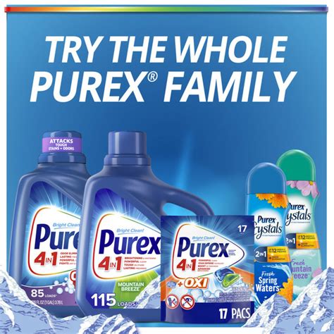 Purex Liquid Laundry Detergent Dirt Lift Action Mountain Breeze Roombox