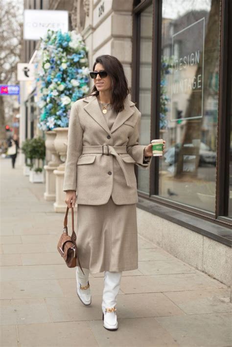 Deborah Reyner Sebag Is Seen On The Street During London Fashion Week