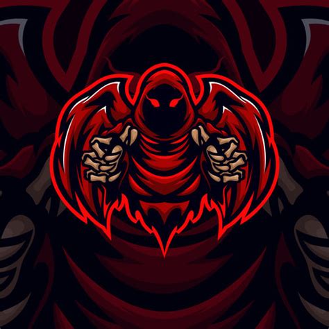 Grim Reaper Game Logo Vector Free Download