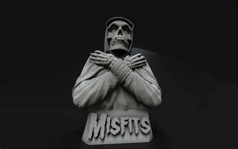 Stl File Misfits The Crimson Ghost 👻 Obj And 3mf・3d Printable Model