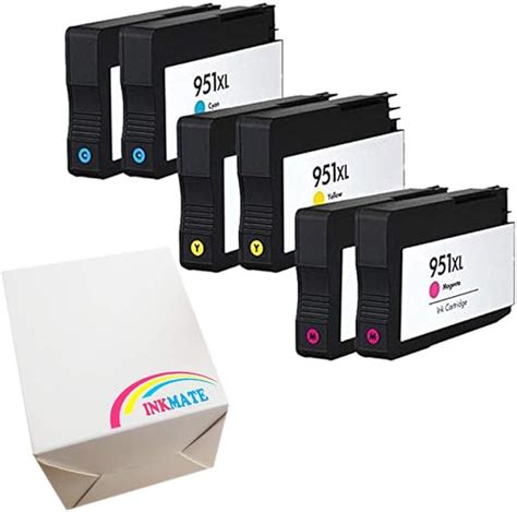 Inkmate Compatible Ink Cartridge Replacement For 951xl For Hp Officejet Pro 8610 8600 8610 Plus