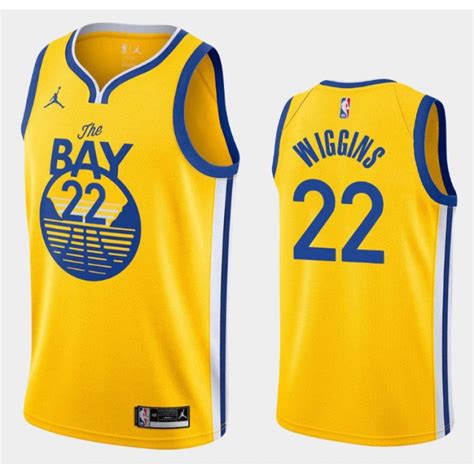 Golden State Warriors Trikot Andrew Wiggins 22 2020 2021 Jordan Brand