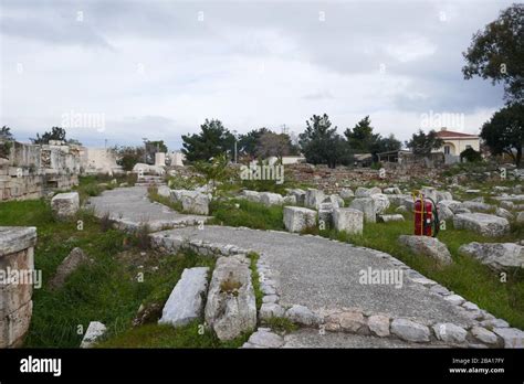 archaeological site of eleusis Stock Photo - Alamy