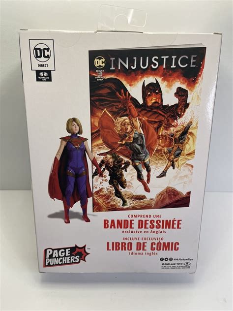 McFarlane DC Direct Page Puncher INJUSTICE 2 SUPERGIRL 7 Fig Comic