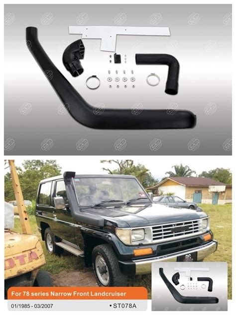 78 Series Narrow Front Land Cruiser 4X4 Offroad Snorkel For Toyota