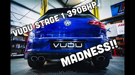 390bhp Golf R Stage 1 Vudu Remap Dyno Tested Rts Clutch Install Youtube