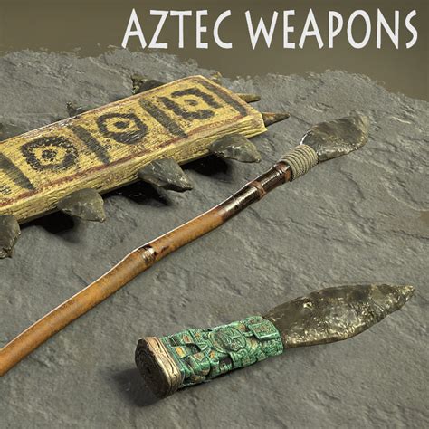 Artstation Aztec Weapons