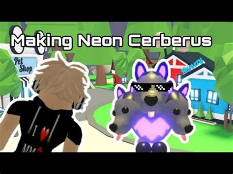 Making Neon Cerberus Adopt Me Joshplaysss Youtube