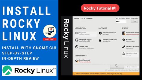 How To Install Rocky Linux Step By Step Youtube