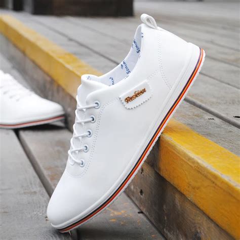 Sale Trendy Mens White Sneakers In Stock