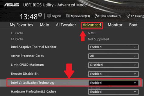 Cómo habilitar la virtualización VT en Windows 7 a través de BIOS